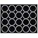 MasterVision Magnetic Color Coding Dots, 3/4 Inch Diameter, Black, Pack of 20 (FM1605)