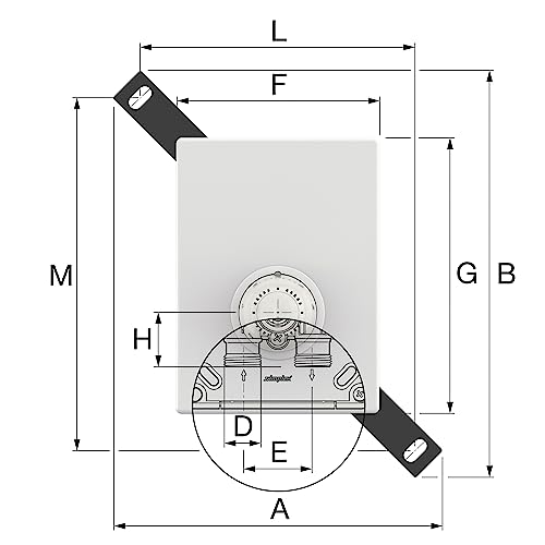 Simplex Duo Regelbox G 3⁄4 M zur raumtemperaturabhängigen Regelung von Flächenheizungen mit einstellbarem Rücklauf -F11879