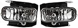 Garage-Pro Front, Driver and Passenger Side Fog Light Set of 2 Compatible with 1999-2004 Ford F-150 & 1999 Ford F-250 Halogen H10; 12V; 42W/45W
