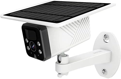 Aoluvy 4G LTE Security Camera Outdoor Wireless 1080p Solar Powered Rechargeable Battery CCTV System IP67 Waterproof, 2-Way Audio, Cloud/SD Card Storage, PIR motion Sensor, Color Night Vision