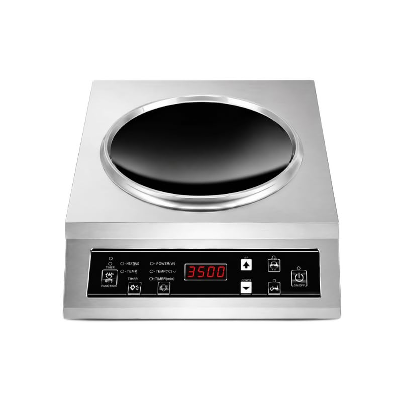 Plaque à induction Wok inox 3500 W
