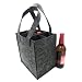 Produktbild Suneech Weinflaschenhalter Tasche, 1 Stück Bottle-Bag Tragetasche, Weinflaschenträger Filzkorb Flaschentaschen mit flexiblem Teiler 6 Flaschen Abnehmbarer Teiler Dicke Flaschentragetaschen 18*16*25cm