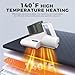 HAUSHOF Mattress Vacuum Cleaner, 16 Kpa Bed Vacuum Cleaner with 275nm UV-C Light, 140°F Heat, Ultrasonic, HEPA Filter, Dual Dust Cups, Versatile Handheld Vacuums for Bed, Sofa, Couch, Crib