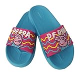 Peppa Mädchen Badelatschen Kinder Sommer Hausschuhe Badeschlappen Sandalen (Mehrfarbig, eu_Footwear_Size_System, Little_Kid, Women, Numeric_Range, medium, Numeric_31, Numeric_32)