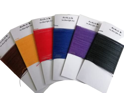 1mm Waxed Nylon Cord 20 meters, Durable Strong Thread for Jewellery Bracelet making, Art & Crafts (Blue)