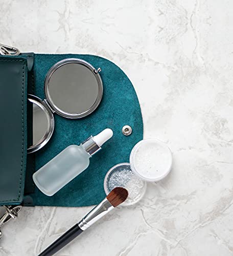 Whing To My Daughter Cute Engraved Travel Compact Pocket Makeup Mirror, Daughter Wedding Gift From Dad Mom, Graduation Birthday For Daughter #TOP4