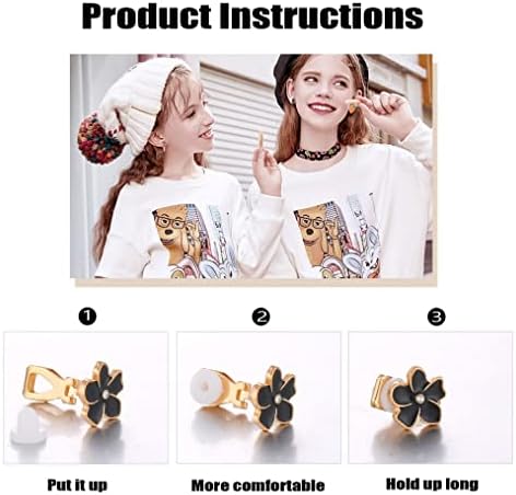 LOLIAS 20 Pairs Cute Clip Earrings Sets for Women Girls Cute Assorted Animal Lollipop Ice Cream Cute Pattern Clip On Earrings for Teens Painless Non-Piercing Earrings Pack