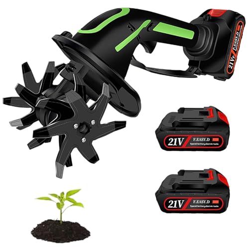 Cultivateur portatif léger 21V idéal pour l'entretien de la serre de jardin