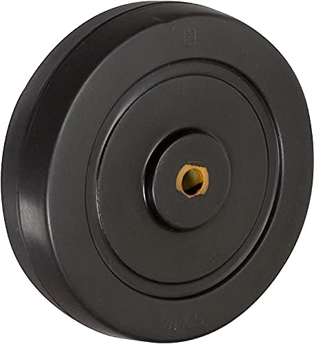 Miniatura 3 de Rueda institucional ligera de 3.53 x 0.8125 pulgadas  Tamaño del vástago roscado 38-16 pulgadas x 1.25 pulgadas  Freno de bloqueo lateral  Rueda