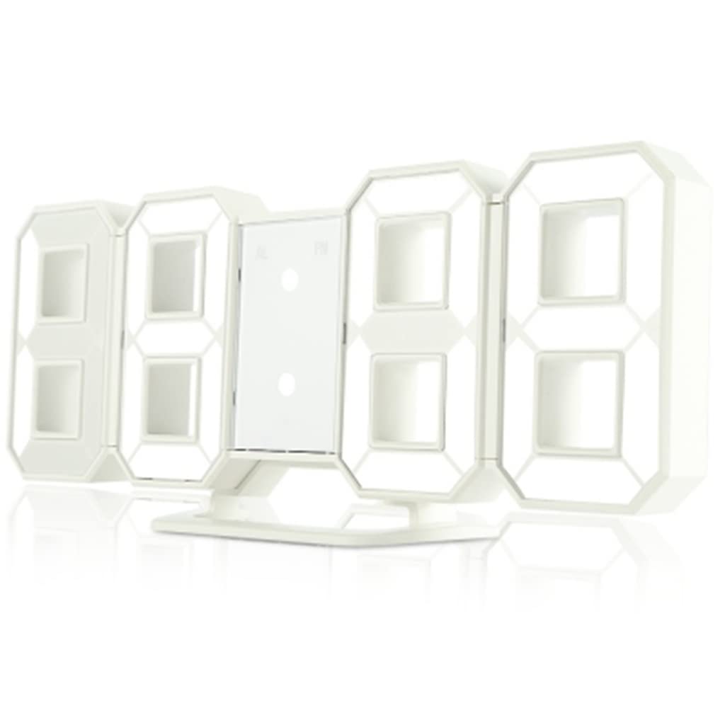 Réveil réveil moderne LED 3D pour ne plus rater l'heure sur votre table de nuit