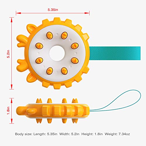 Mungsiii Energy Ring Indestructible Dog Chew Toys For Large Dogs Aggressive Chewers,Durable Outdoor Dog Frisbee(Dog Flying Disc) Toys For Super Chewers Fetch,Tug Of War #TOP5