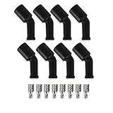 ACCEL Acc 170135-8 Ls/Lt 90 Deg Coil Boot & Terminal Kit, 8