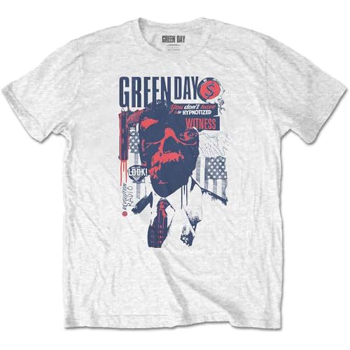 Green Day Patriot Witness Official Tee T-Shirt Mens Unisex (Small)
