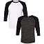 (1) White/Black + (1) Blck Mrble/Blck