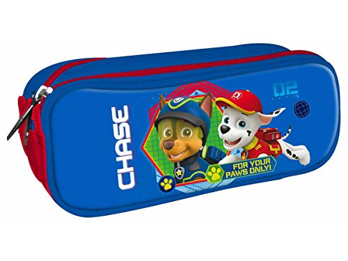 Astro Europa- Portatodo Doble Cremallera 85x225x70mm Paw Patrol, Color Azul (AST3899)