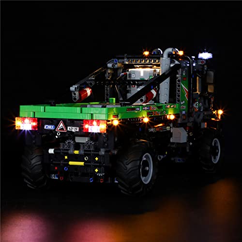 BSSW LED Lichtset für Lego 42129 Technic 4x4 Mercedes-Benz Zetros Offroad-Truck, Lego 42129 kompatibel, Lichtset ohne… – Bild 7