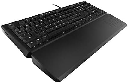 CHERRY MX 1.0 Wired Mechanical Keyboard with MX Red Silent Switches - with Palm Rest for Ergonomic Quiet Typing Experience. Full Size with Number Pad