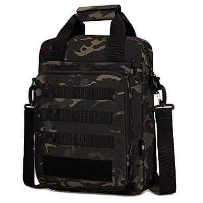 BAIGIO Borsa Molle Tattico Sacchetto Porta Cellulare Borsello Uomo Borsetta a Tracolla Militare Marsupio Sportivo per Ciclismo Viaggio Campeggio Escursionismo Porta Smartphone Chiave Denaro