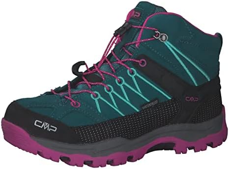 CMP Unisex Kinder Kids Rigel Mid Trekking Shoes WpTrekking-Schuhe | Clima Protect, rockene Füße, atmungsaktiv, griffige Sohle, schnelles Schnüren, stabiler Knöchelhalt, Lederschuhe