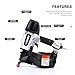 CXXDY Siding Nail gun 15 Degree 1-1/4” to 2-1/2” Coil Siding Nailer – High-Speed Pneumatic Siding Nailer for Siding, Framing, and Fencing – Professional-Grade Performance for Contractors and DIYers
