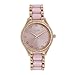 Sonata Poze Quartz Analog Pink Dial Metal & Plastic Strap Watch for Women-SP80054KD01W