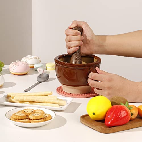 Handmade Wooden Pestle Food Spice Grinding Stick Wood Mortar Pestle Bar Accessories And Cocktail Stick Tools Suitable For Home Kitchens And Bartenders #TOP1