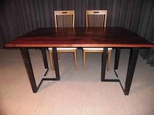 【一枚板 ウォールナット】132.5cm × 89cm × 2.6cm｜天板のみ｜希少材・重厚感｜オイル塗装仕上げ｜ダイニング・デスク・カウンター用｜N-089 [4]