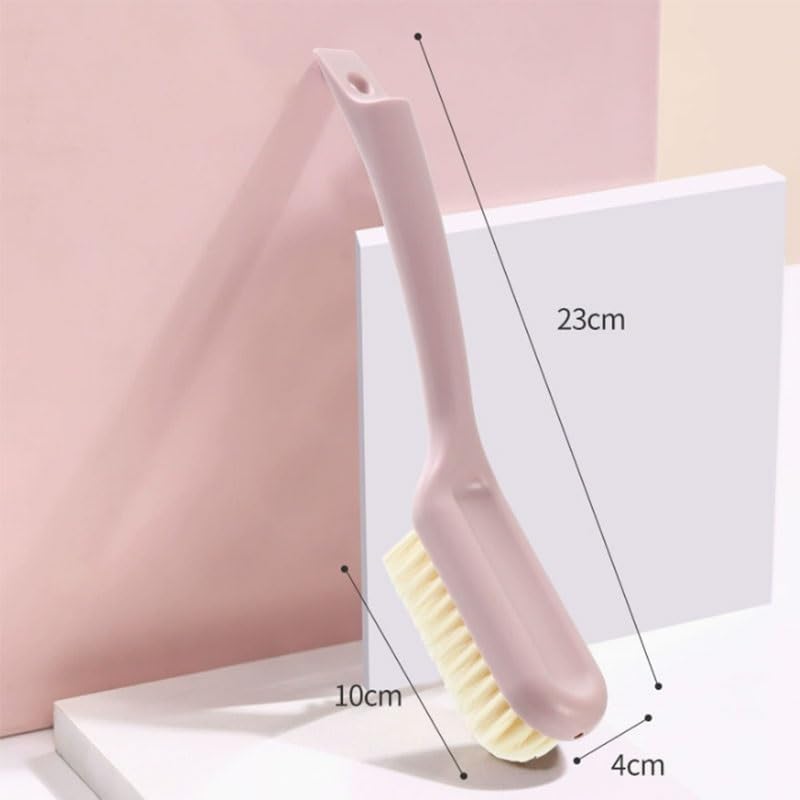 Colorful Long Handled Shoe Brush Plastic Wall Hanging Soft Bristles Does Not Damage Shoes