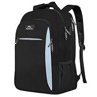 MATEIN Zaino Porta PC Uomo, Zaino PC 15.6 Pollici con Caricatore USB, Zaini Universitari Antifurto Zaini Uomo Notebook Università Ufficio per Viaggio Lavoro Casual Viaggiare, Blu Nero