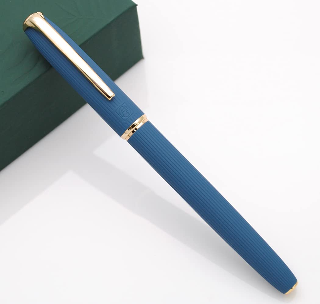 Picasso 916 Metal Fountain Pen, Natural Series Stripe Ink Pen with Ink Converter and Gift Case