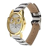 Montre-bracelet pour femme : le motif est joli et dessin animé, et le bracelet de couleur unie est à la mode, montres pour femmes