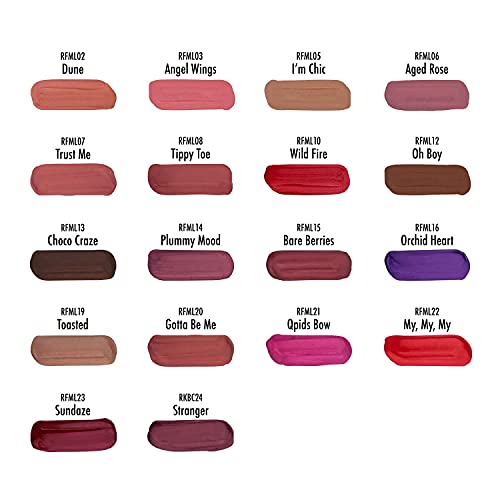 Ruby Kisses Forever Matte Liquid Lipstick 5 Pack - Rfml08&13&14&21&22 #TOP5