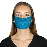 P.A.C. MN Mund-Nasen-Maske (2er-Pack) - Gesichtsmaske, Gesichtstuch, einfaches Atmen, Schlauchtuch,...