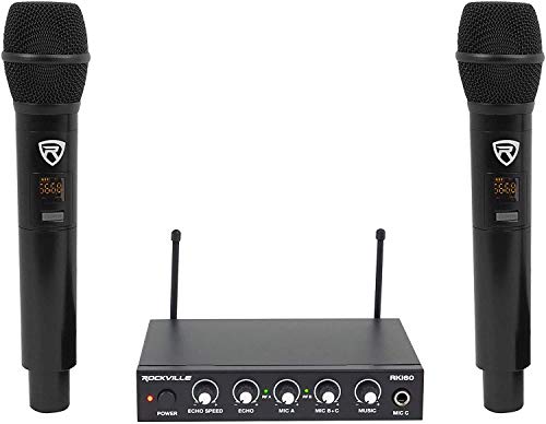 Rockville RKI60 Wireless Karaoke Microphone Mixer