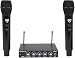 RockvilIe RKI60 Karaoke Dual Wireless Microphone Mixer for Home Theater System