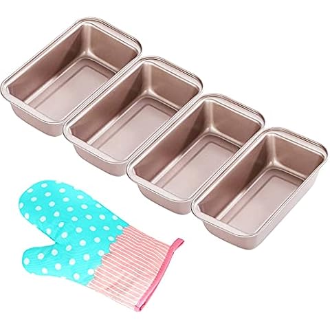 DOYOLLA Pullman Loaf Pan with lid, Non-stick Bread Toast Mold Bakeware with Cover for Professional & Home Bakers - Gold Cover