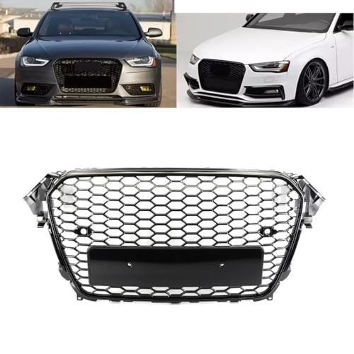 Grille calandre noire A4 B8.5 look RS4 nid d'abeille