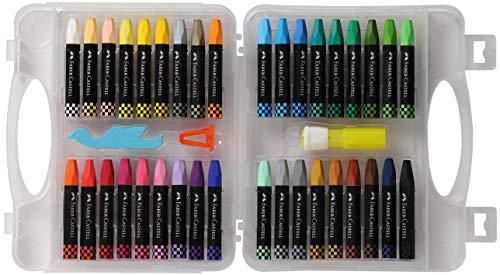 Image of Faber-Castell Premium Hexagonal Oil Pastel Set - Pack of 36
