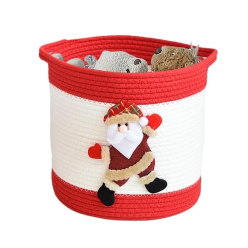 Cesta de cuerda tejida para bombones en San Valentín y Pascua 2