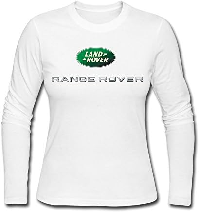 FQZX Women's Range Rover Logo Long Sleeve T Shirt White