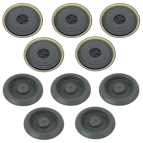 10 Pièces Bouchons de Carrosserie Étanches, Bouchons sous Châssis en Plastique PE, pour Trous de Plancher, Coffre ou Châssis, Compatible avec VW,...