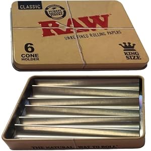 RAW Tin Case für 6 King Size Cones