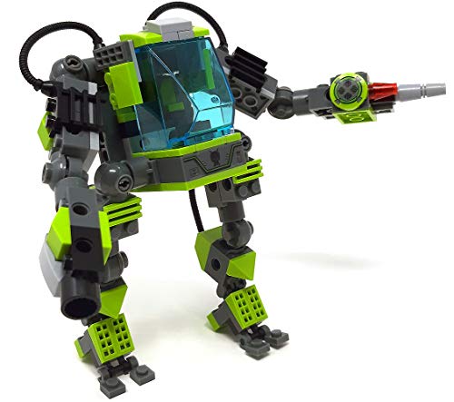 Preisvergleich Produktbild Modbrix Bausteine Mech Roboter passend für Minifiguren,182 teiliges Bausteine Konstruktionsspielzeug