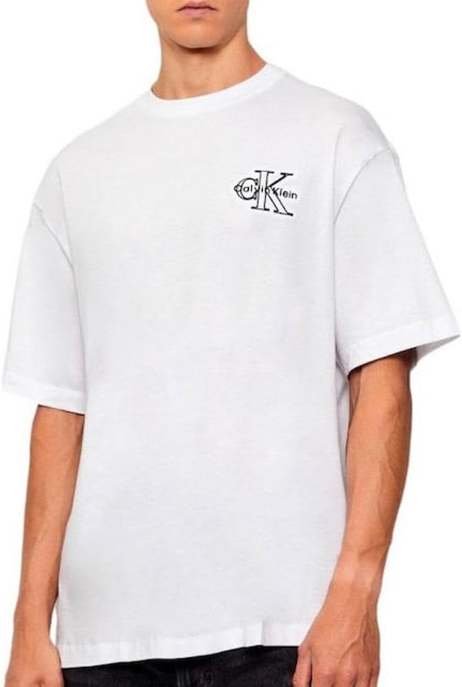 Calvin Klein SS 30S MICRO MONOLOGO GRAPHIC TE T-shirt Erkek