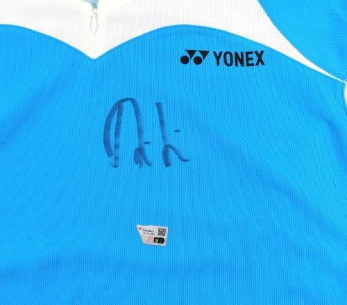 Joachim Johansson Signed Match Used Yonex Tennis Shirt Fanatics Auto DA059092 - Tennis Autographed Miscellaneous Items
