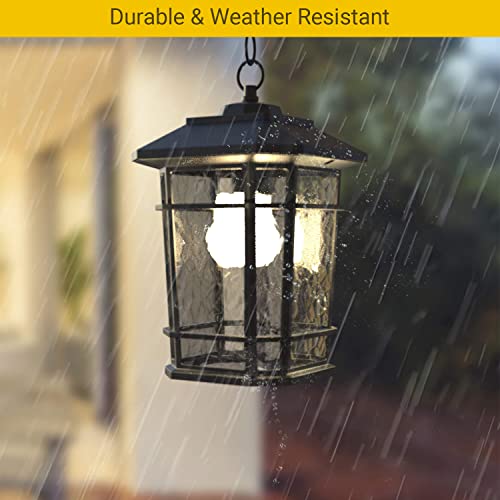 Koda | Williams Outdoor Single Led Pendant Light, 3000K, 800 Lm, Farmhouse Ceiling Hanging Porch, Retro Style, Vintage Loft Design, Industrial Lighting Fixture And Decoration Exterior Hanging #TOP4