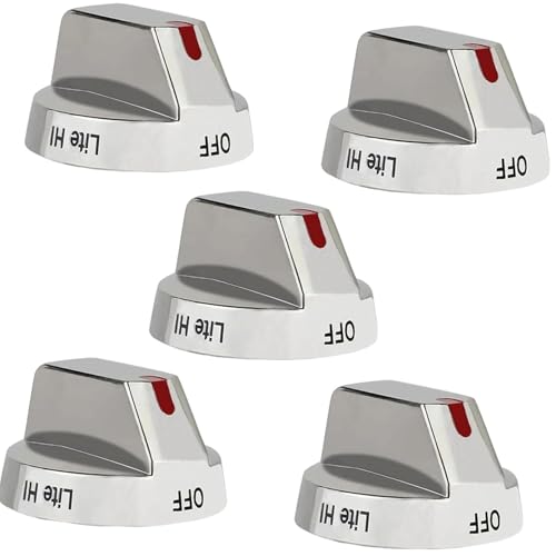5 Boutons de Commande pour Plaque de Cuisson 3447565 PS9606608 - 2