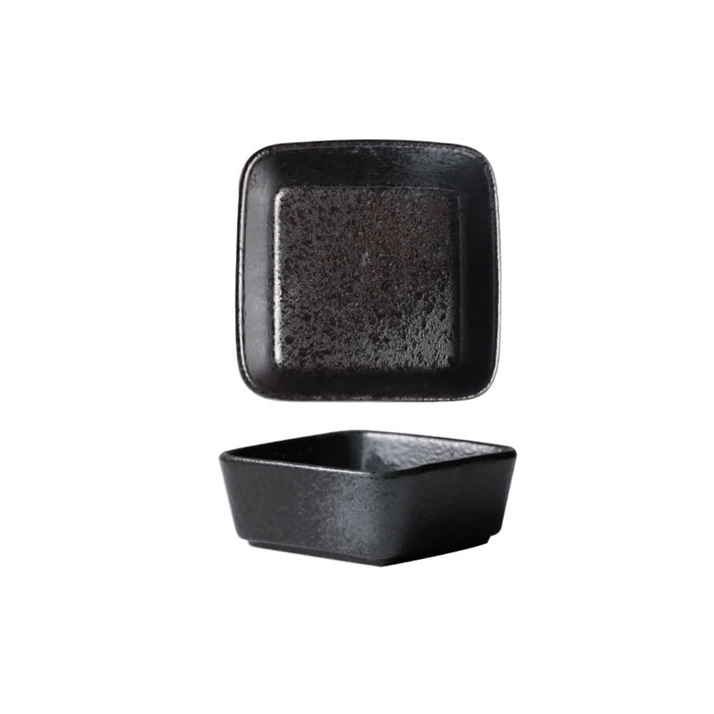 Cenz-888 Snack Dish Vintage Ceramic Seasoning Dish Soy Sauce Vinegar Dishes Appetizer Plate Sushi