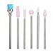 Nail Drill Bits, Cuticle Drill Bit 6Pcs/Packstainless Steel Nail Art Drill Bit Kit Nail Drill Accessories Manicure Tool Jg#3 Drill Bits For Nails(JG#6)