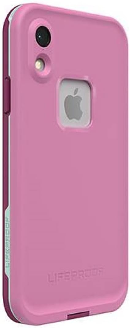 LifeProof FRĒ Series Waterproof Case for iPhone XR (Only) - with Cleaning Cloth - Non-Retail Packaging - Frost Bite (Orchid/Purple Wine/Fair Aqua)